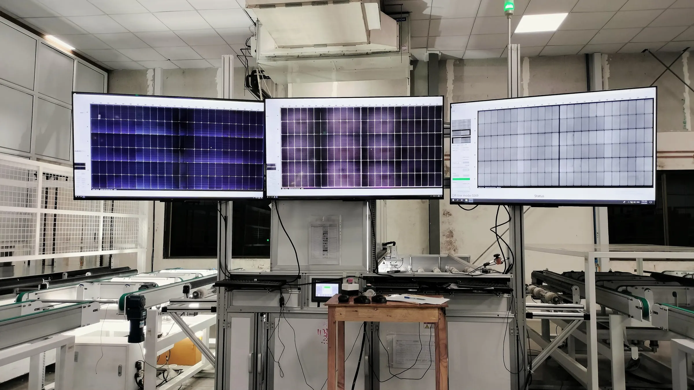 Electroluminescence inspection