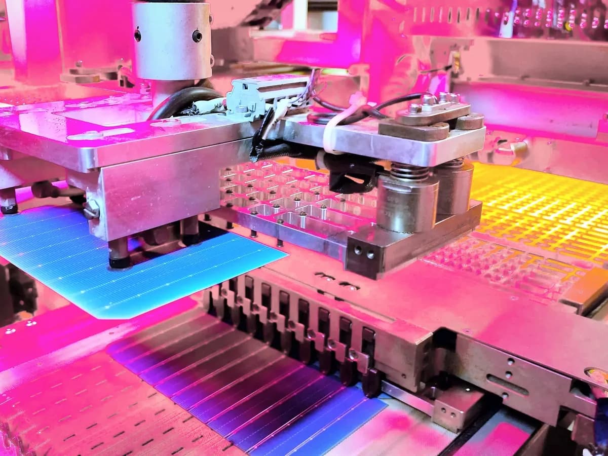 Cell handling on the stringer