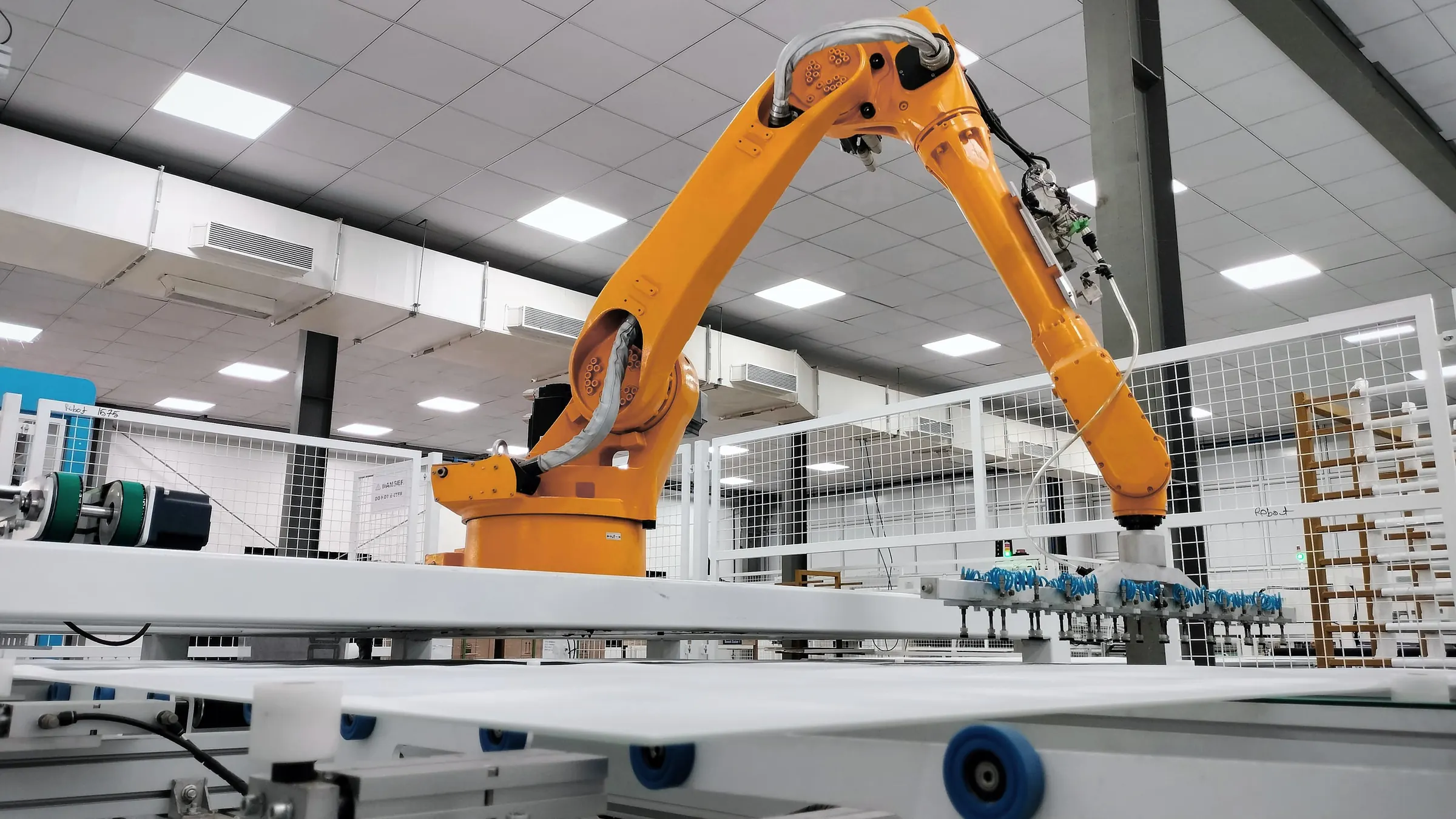 Robotic layup cell at the Vapi facility